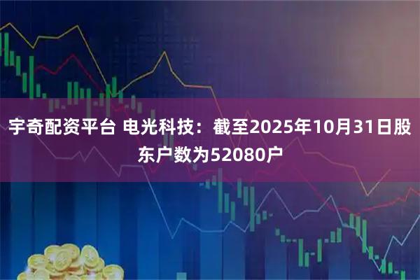 宇奇配资平台 电光科技：截至2025年10月31日股东户数为52080户