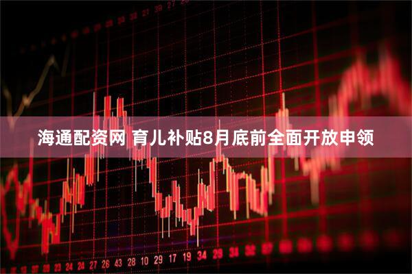 海通配资网 育儿补贴8月底前全面开放申领