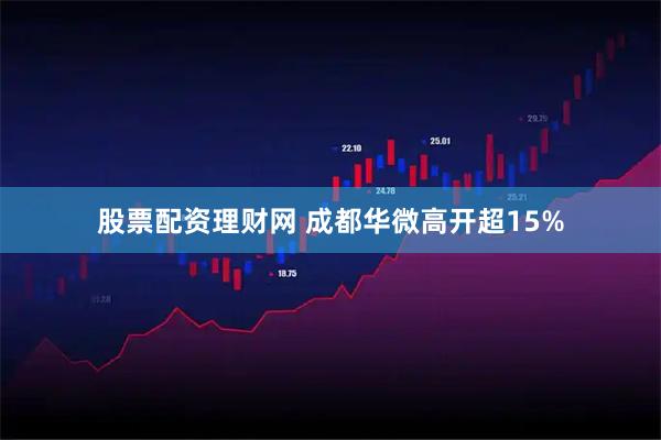 股票配资理财网 成都华微高开超15%